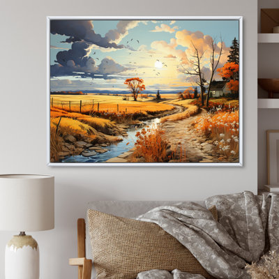 Ciel de tranquillité III sur toile