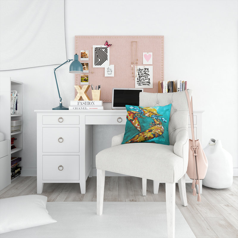 Coussin intérieur/extérieur, H 14 po x l 14 po x P 4 po