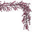 72" Winter Icy Red & Burgundy Berry Garland.