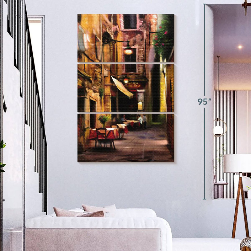 Sireci Italian Cafe, 74" H x 48" W