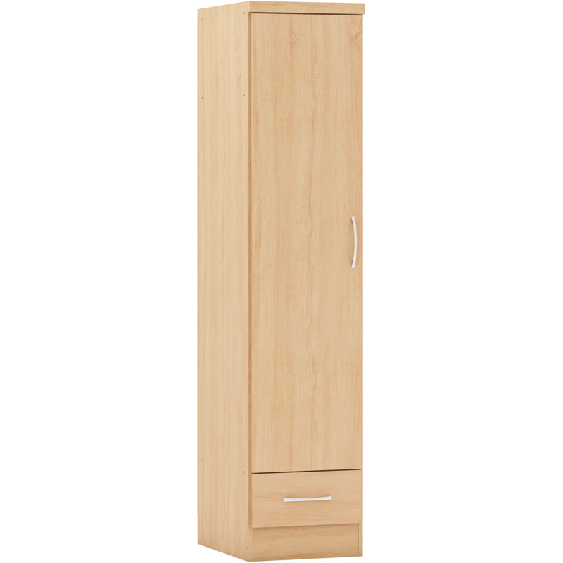 Cascio 1 Door Wardrobe, Natural