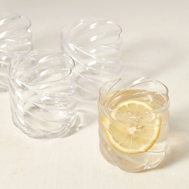 Ensemble de 6 verres à whisky Mikasa, Clear