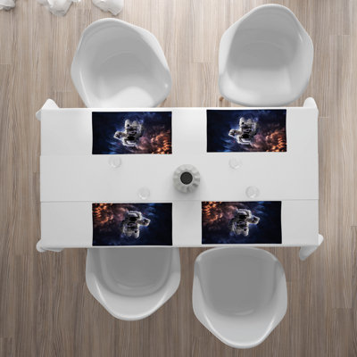 Polyester Abstract Rectangle Placemat
