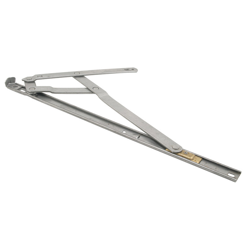 16-1/2 In. Steel 4-Bar Egress Hinge With Stop