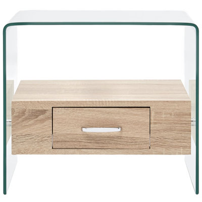 Panek Side Table with Storage