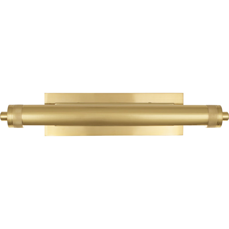 Plafonnier encastré 2 lumières Wyatt, Laiton moderne