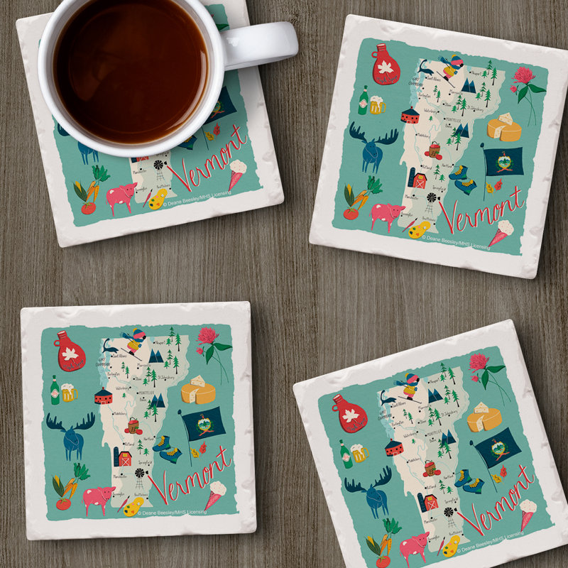 Sous-verres 4 pièces Vermont Home