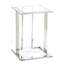 Tommen Glass Top Frame End Table-1849716962