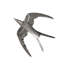 Set Of Three Nickel Birds In Flight-824412103