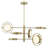 6 - Light Geometric Chandelier
