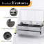 Grand meuble-lavabo mural moderne avec double cuve en quartz noir-129599553