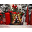 Coussin décoratif Labrador Retriever and Santa Claus-101410295