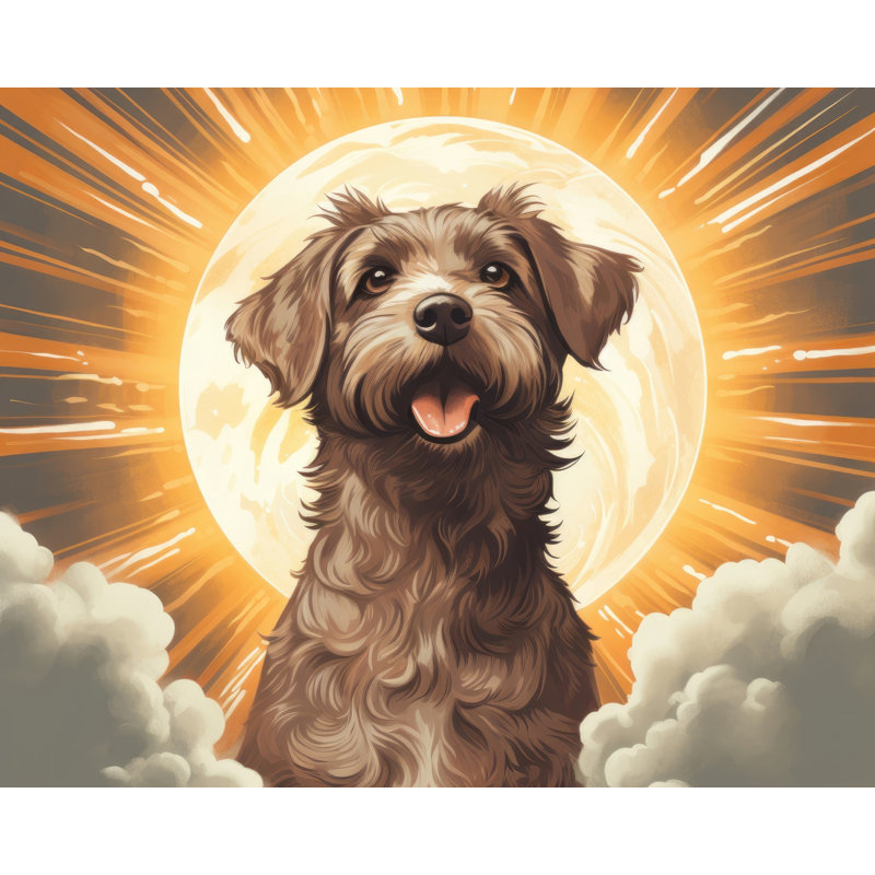 Pupper - 48"x60" Framed canvas