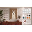 Gentle Llama Portrait Modern - Wrapped Canvas-1305013274-1305013275