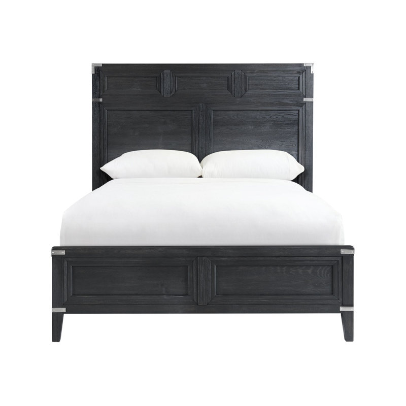 Rabe Solid Wood Platform Bed, Queen