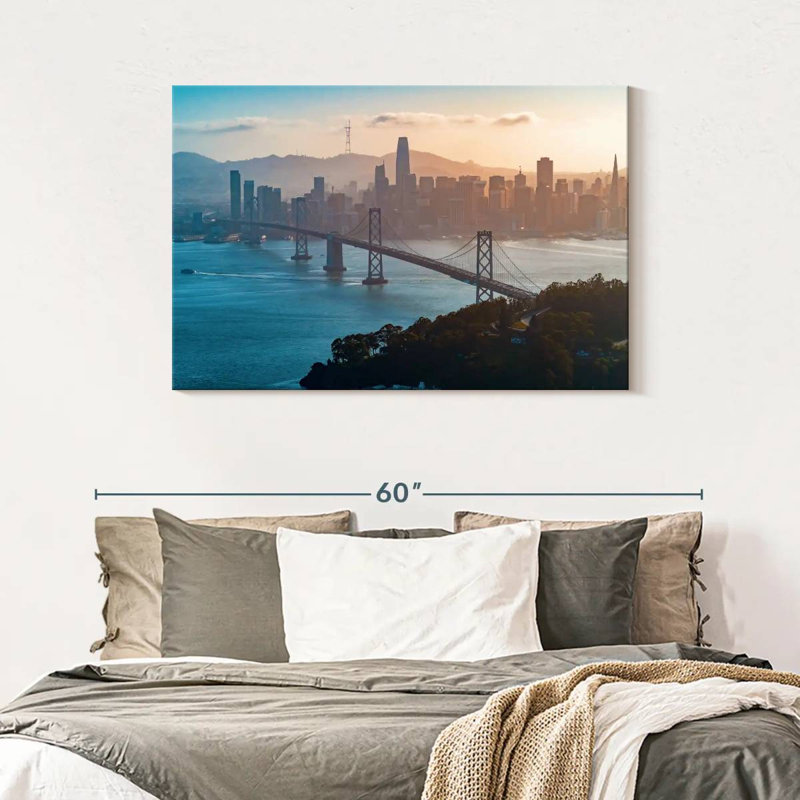 Lilie Festive San Francisco Skyline, 30" H x 45" W