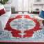 Tapis oriental rouge / ivoire Barcus-875319108