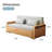 70.8"Queen cushion Convertible Sofa sleeper with Pillows,Sectional Sleeper  with Reversible Chaise,Solidwood  3 in 1 Pull Out Couch Bed for Living Room,Apartment-1653145135-1653145126-1653145130