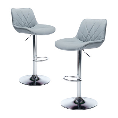 Adjustable Swivel Counter Height Barstools Chairs with Back