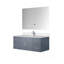 Ensemble de meuble-lavabo avec robinet et miroir DEL