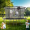 Tranpoline de jardin 12 pi avec filet de sécurité et crochet en T pour enfants et adultes