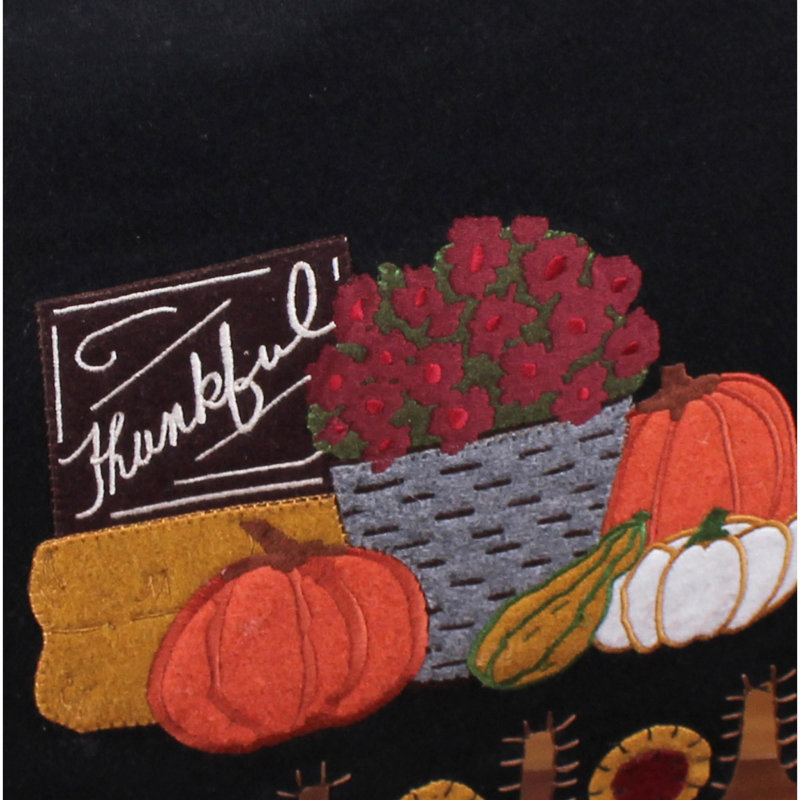 Crombie Runner Fall Wool Felt Table Runnner