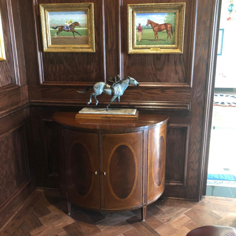 Demilune Accent Cabinet