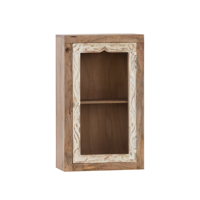 Sasakwa Solid Wood Wall Bathroom Cabinet
