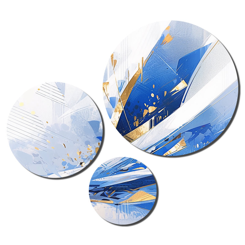 Abstract Wall Decor on Metal