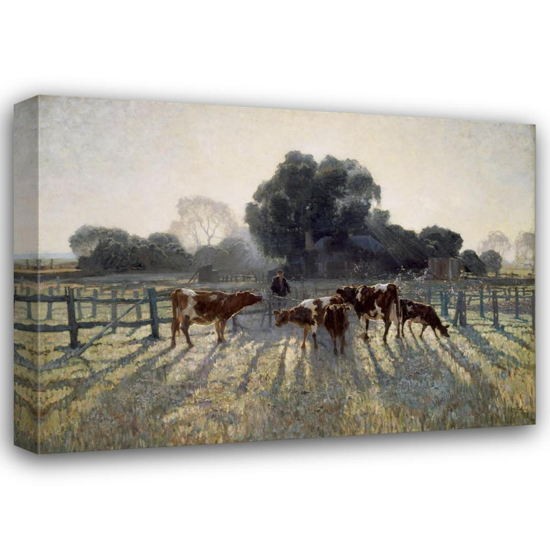 «Spring Frost» par Elioth Gruner - Art mural sur toile tendue avec châssis, H 24 po x l 17 po