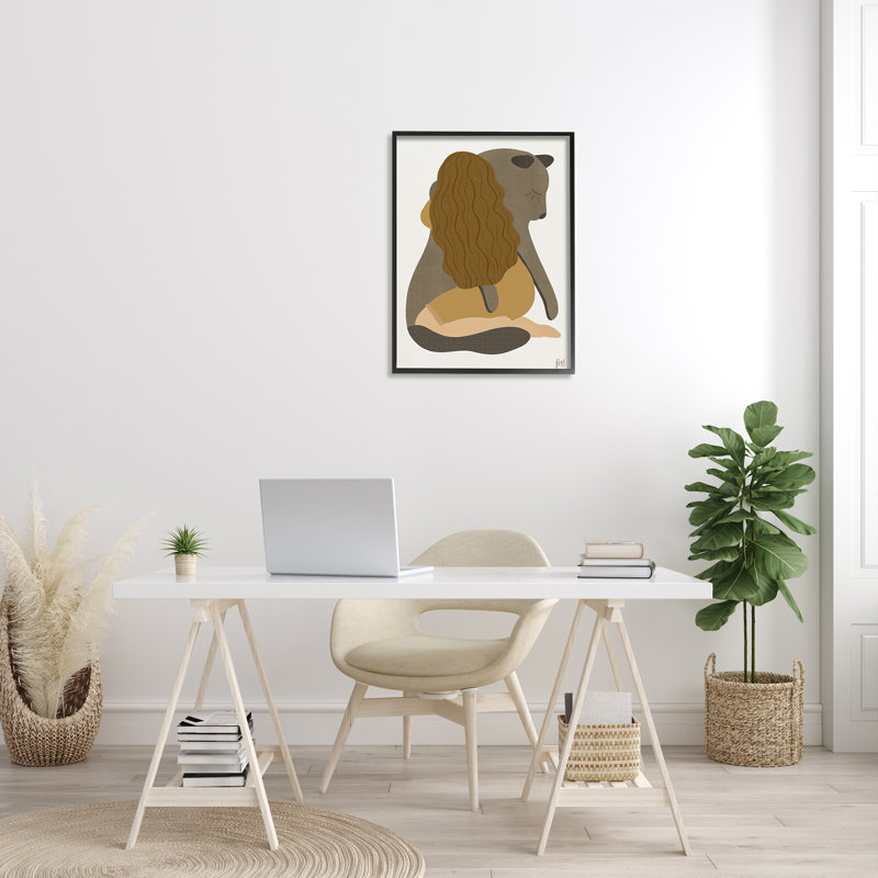 Ensembles de lions de mer ensanglantés Ensley, H 30 po x l 24 po, Giclée encadrée noir minuit