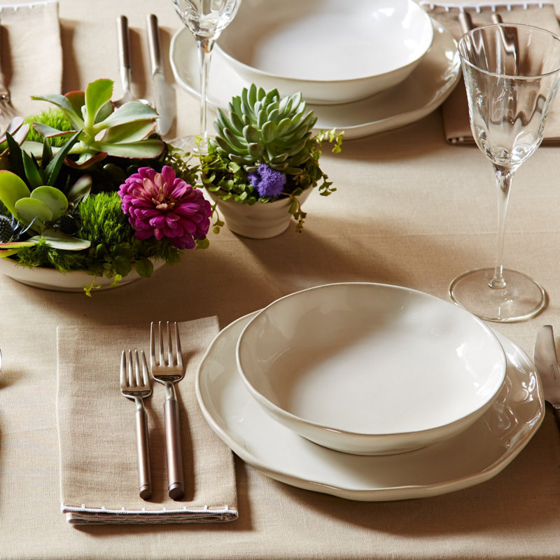 Forma Stoneware Pasta Dish, Cloud