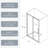 72"H X 44"-48"W Sliding Shower Door, 1/4" Tempered Glass, Matt Black, Nano Easy Clean&Protective Film, Stainless Steel Handle, Simple Install Approach, Magnetic Closure, Leak Resistance Idea Matte