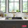 Delta Everest™ 33" L Granite Composite Workstation Kitchen Sink Drop-In Top Mount Single Bowl with WorkFlow™ Ledge