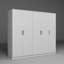 Armoire moderne blanche avec nombreuses tablettes, 70,9 po x 71,0 po x 20,4 po | 100% panneau de particules enduit de mélamine, épaisseur: 0,7 pouce | Conception murale, couleur unie élégante pour une organisation élégante à la maison-847086318-859901511