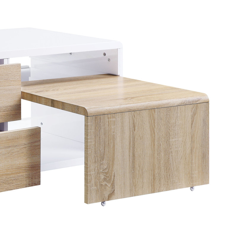 High Gloss 4-Drawer Coffee Table