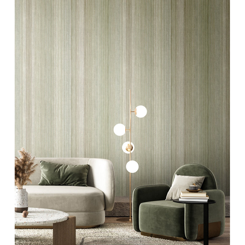 Structura 10.05m x 53cm Matte Wallpaper Roll, Green