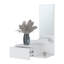 Coiffeuse Elgin avec miroir inclus, blanc-1055384449