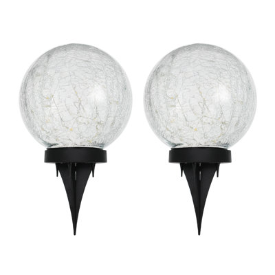 Natural Solar Powered Glass Flood Light Pack