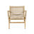 2 Outdoor Chairs In Brown - Wood Backbone Foundation