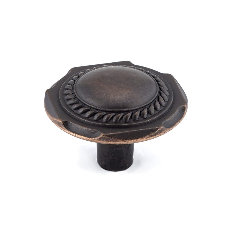Poignée ronde 1 1/4" de diamètre Expression, Bronze huilé et brossé