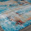 Tapis abstrait bleu-84991381