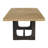 Caramel And Cocoa Trestle Dining Table