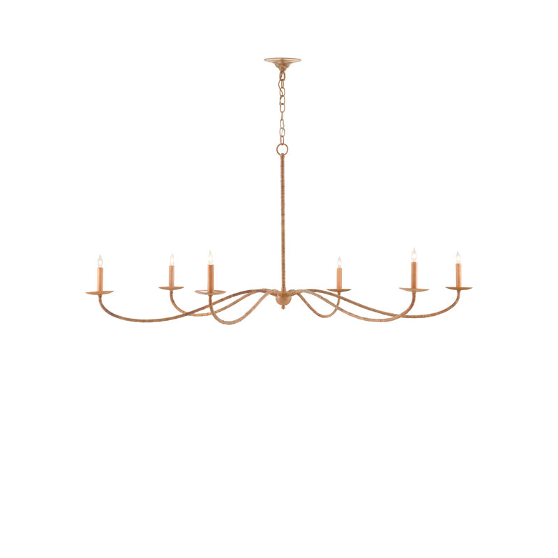 Lustre 6 lumières façon bougie Geffrey