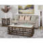 Table de bout avec roulettes Utica Brown
