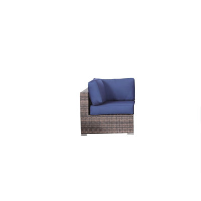 Minnesota Fully Assembled 33'' Wide Corner Chair With Sunbrella Cushions