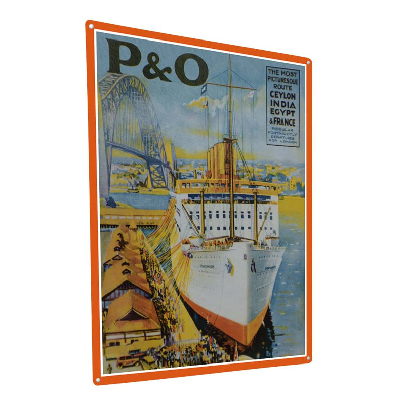 Sur impression métallique, H 15,5 po x l 11,5 po x P 0,04 po