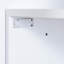 Murphy Bed with Open Shelves and Storage Drawers,Built-in Wardrobe and Table