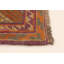 Tapis unique en laine noué à la main orange foncé / mauve 4 pi 10 po x 6 pi 0 po New Age