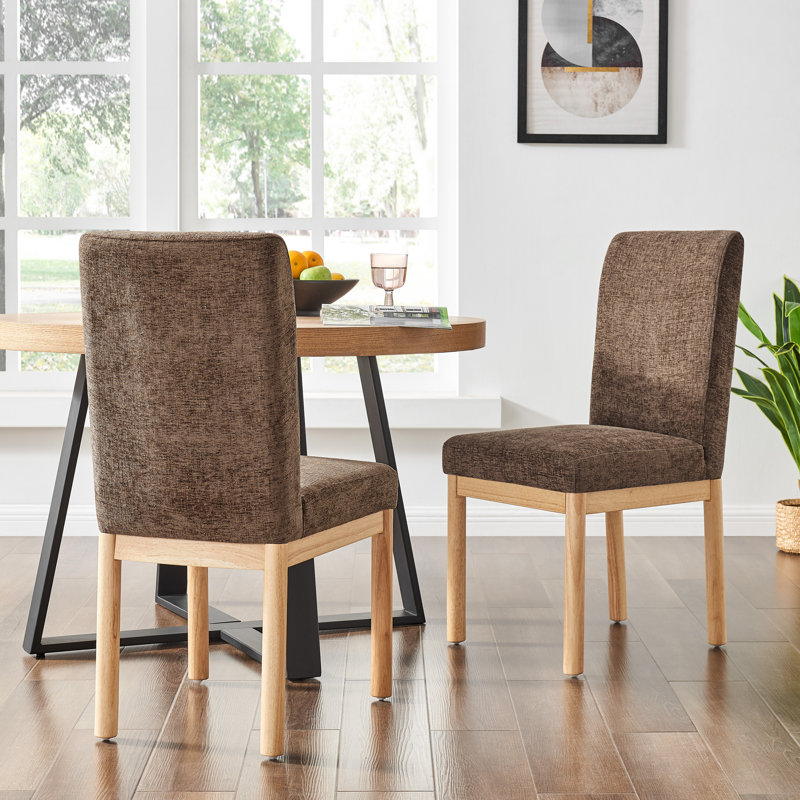 Erwica High Back Dining Chair , Brown